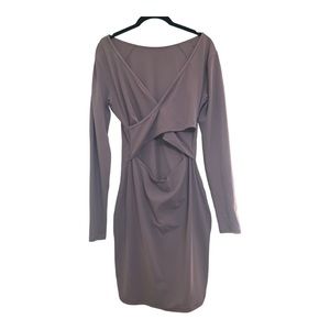 Lululemon Contour Nulu Dress in antique bark L